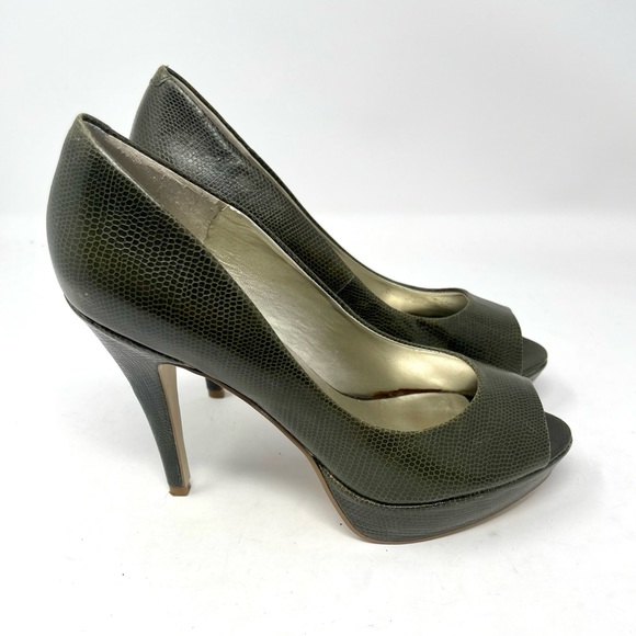 Guess. Leather peep-toe stilettos - Picture 6 of 6